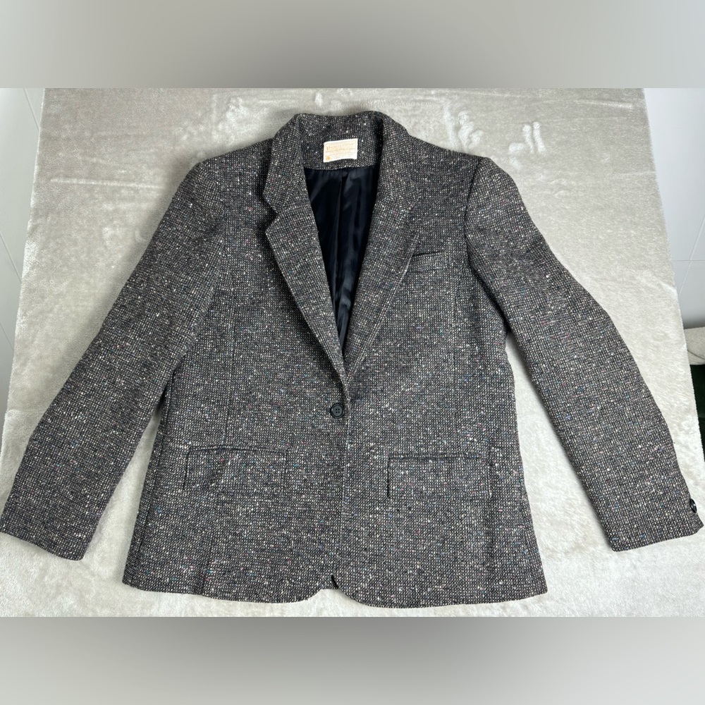 Pendleton Gray Tweed Blazer
